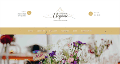 Desktop Screenshot of elegancenz.co.nz